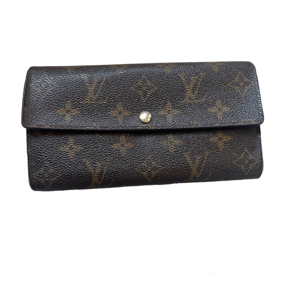 Louis Vuitton Sarah women’s long monogram wallet